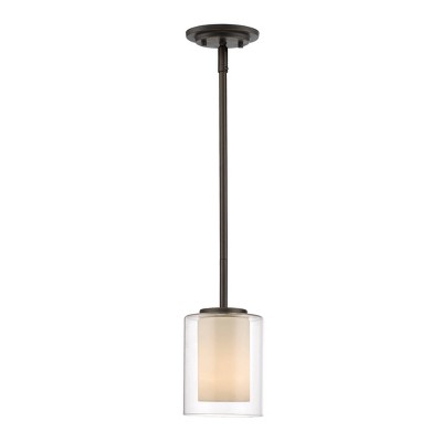 1 Light Mini Pendant Olde Bronze - Aurora Lighting