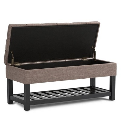 44" Wyatt Storage Ottoman Bench - WyndenHall