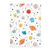 Hudson Baby Cotton Poly Flannel Burp Cloths 8-Pack, Happy Planets, One Size - 3 of 4