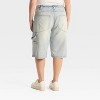 Women's Mid-Rise Oversized Chino Jorts - Wild Fable™ - 2 of 3