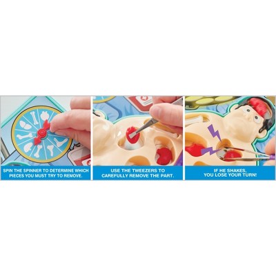Game Zone Doctor's Dilemma - Test Your Dexterity and Precision in This Hilarious Surgery Game - Family Fun for 2-4 Players Ages 6+
