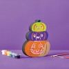Halloween Craft Lit Paperboard Pumpkins Painting Kit - Mondo Llama™ - 2 of 4