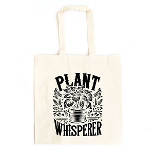 City Creek Prints Plant Whisperer Canvas Tote Bag - 15x16 - Natural - 1 of 2