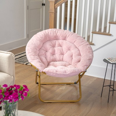Alamont 38" Portable Folding Saucer Moon Chair