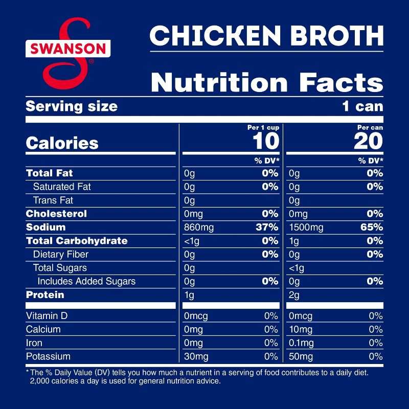 Swanson 100% Natural Gluten Free Chicken Broth - 14.5 fl oz, 4 of 15