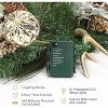 GAOMON 6 Feet Christmas Garland with Lights for Mantle, Lighted Battery Operated Xmas Garland with 20 LED Lights Gold Balls - 4 of 4