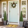 KTMBDW 5/6ft Artificial Cedar Topiary Trees for Outdoor Front Porch Door, Faux Potted Plants Evergreen Fake Pine Cypress Tree for Outside Home Decor - 4 of 4