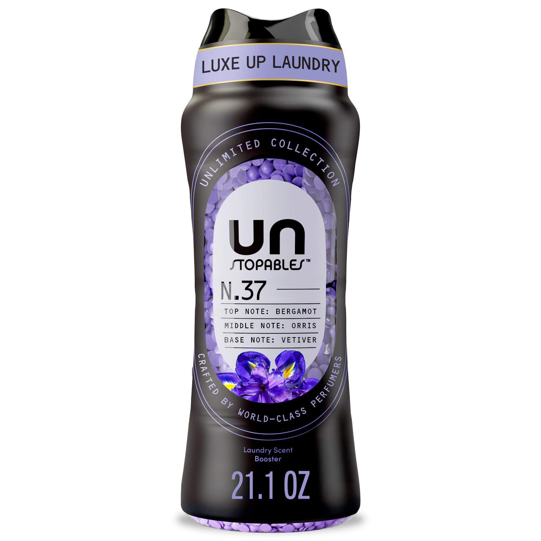 Downy Unstopables Unlimited Scent Booster Beads Laundry Additives - Bergamot Orris Vetier - 21.1oz