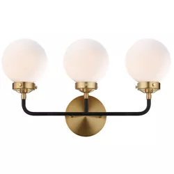 22" Caleb Wall Sconce (Includes Energy Efficient Light Bulb) Gold - JONATHAN Y