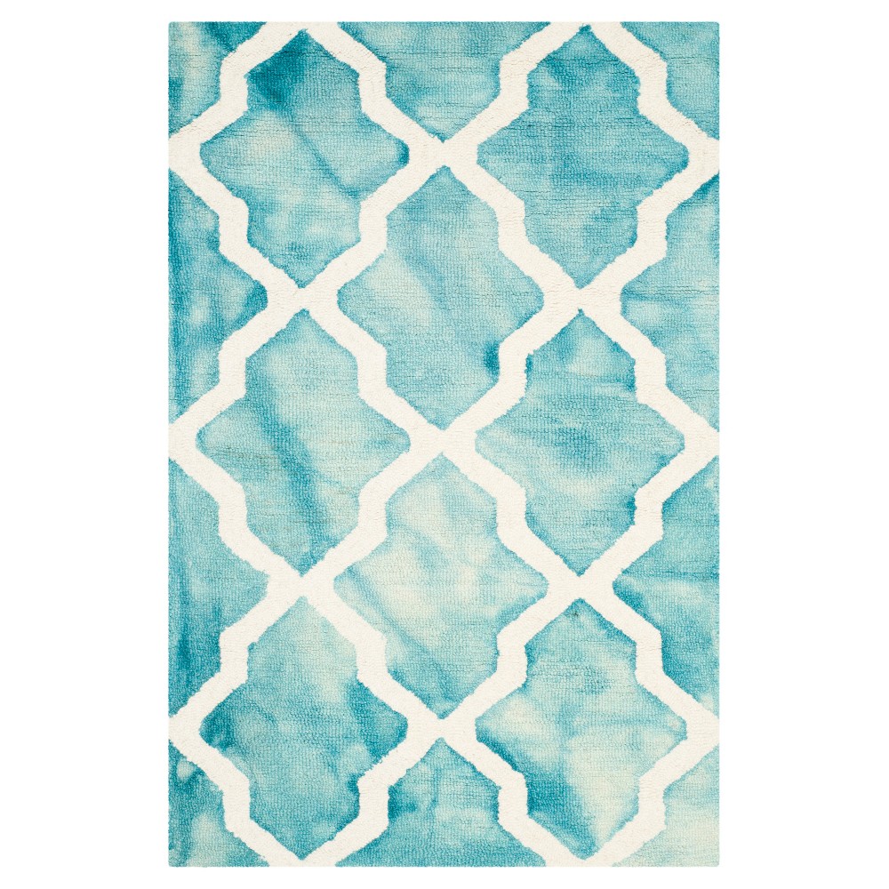 2'x3' Page Accent Rug Turquoise/Ivory - Safavieh