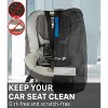 Fosmon Airplane Infant Car Seat Travel Bag with Adjustable Padded Shoulder Strap, Water-Resistant Nylon Car Seat Bag, Universal Size Backpack - Black - 2 of 4