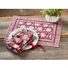 tagltd 20" x 20" Janis Block Print 4th of July Patriotic Napkin Set Of 4 - 2 of 3