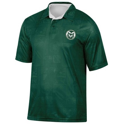 NCAA Colorado State Rams Men's Tropical Polo T-Shirt