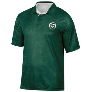 NCAA Colorado State Rams Men's Tropical Polo T-Shirt - 1 of 3