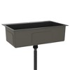vidaXL Handmade Kitchen Sink Black Stainless Steel - 3 of 4