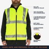 RefrigiWear High Visibility Orange Reflective Reversible Softshell Safety Vest - 3 of 4