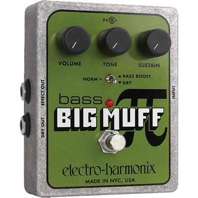 Electro Harmonix BASS-BM Bass Big Mu Pi Distortion and Sustainer Pedal