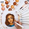 Ohuhu Alcohol Markers Skin Tone Brush Tip -Skin Color Markers -36 Portrait Colors -Refillable Ink -Brush & Chisel Dual Tips- Honolulu of Ohuhu Markers - 2 of 4