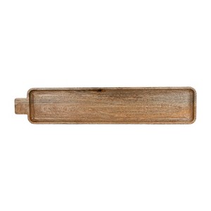27 Inch Serving Board Tray Natural Mango Wood by Foreside Home & Garden - 1 of 4