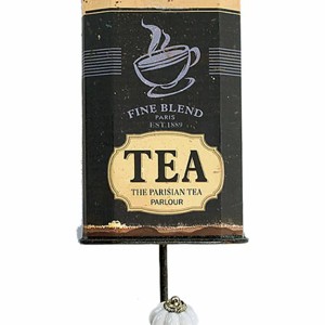 Slickblue Wall-Mounted Tea Canister Hook, Metal Iron, Decorative Organizer, Rustic Style, 5.25"x11.5" - 1 of 3