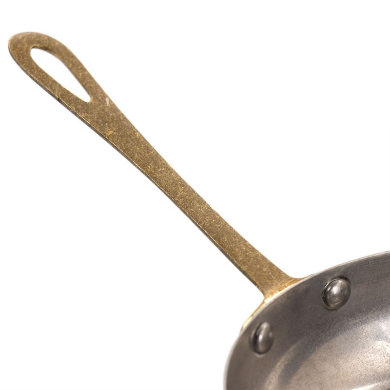 Gibson Home Normandie 5.5 Inch Stainless Steel Mini Frying Pan In Silver and Gold, 4 of 11