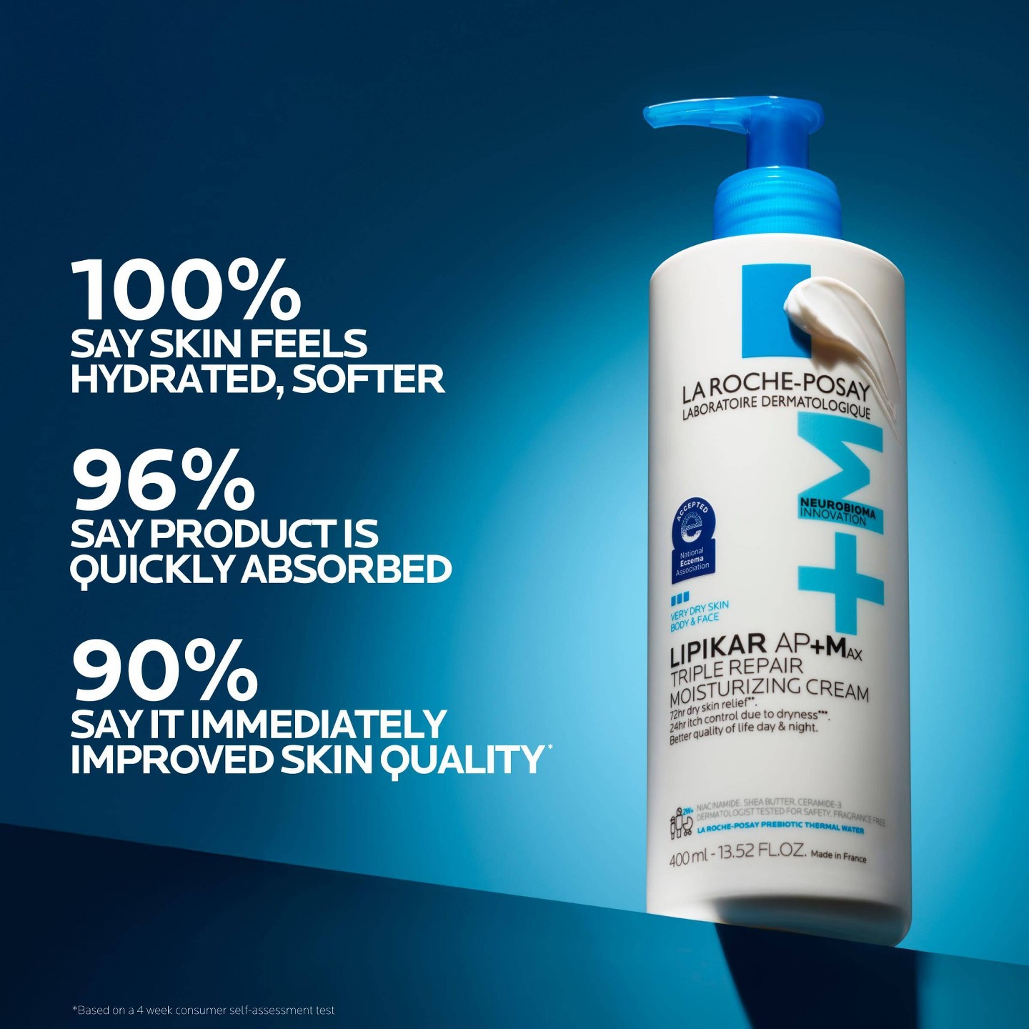 Восстанавливающий крем для тела и лица La Roche Posay Lipikar AP+M, 13.5 fl oz, цвет: Кремовый — фото 8