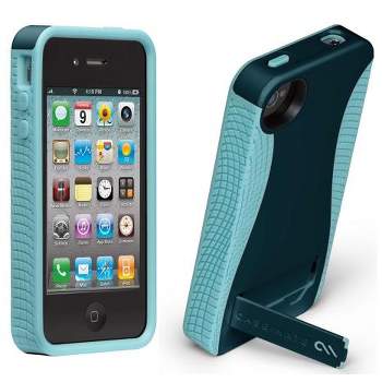 Case-Mate Pop! Case with Stand for Apple iPhone 4S / 4 (Navy/Aqua)