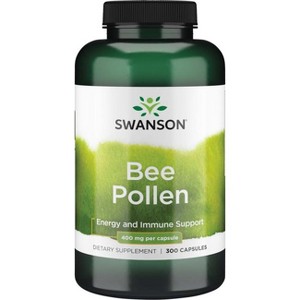 Swanson Herbal Supplements Bee Pollen 400 mg Capsule 300ct. - 1 of 3