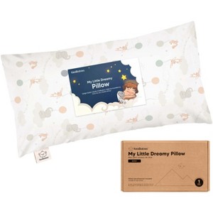 KeaBabies Buddy Toddler Pillow with Pillowcase, 10x18 Buddy Pillow for Toddler, Soft Kids Pillow for Sleeping, Travel, Age 2-5 - 1 of 4