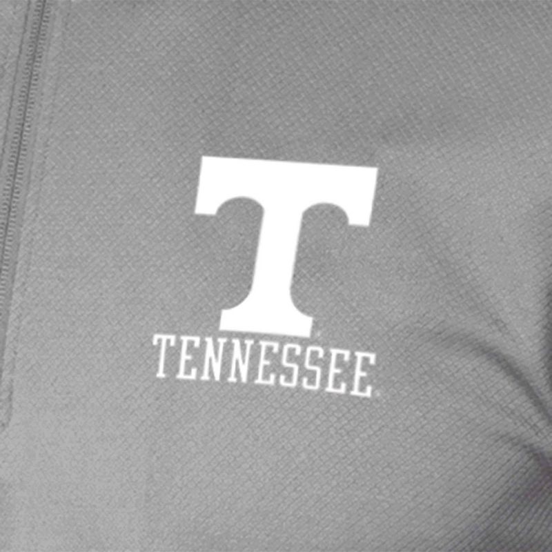 NCAA Tennessee Volunteers Men&#39;s Gray 1/4 Zip Sweatshirt, 3 of 4