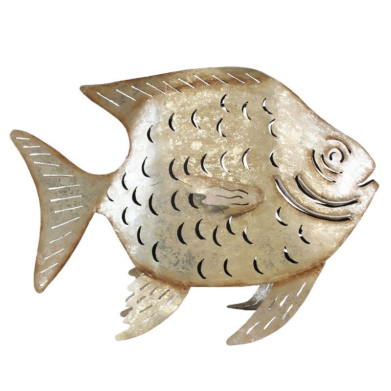 Beachcombers Large Gold Lantern Fish, 1 of 3