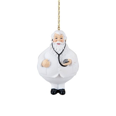 Gallerie II Santa Doctor Christmas Xmas Ornament