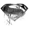 Men's Zack Snyder Justice League Superman Silver Logo Long Sleeve Shirt - 2 of 4