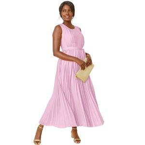 Jessica London Pleated Maxi Dress - 1 of 2
