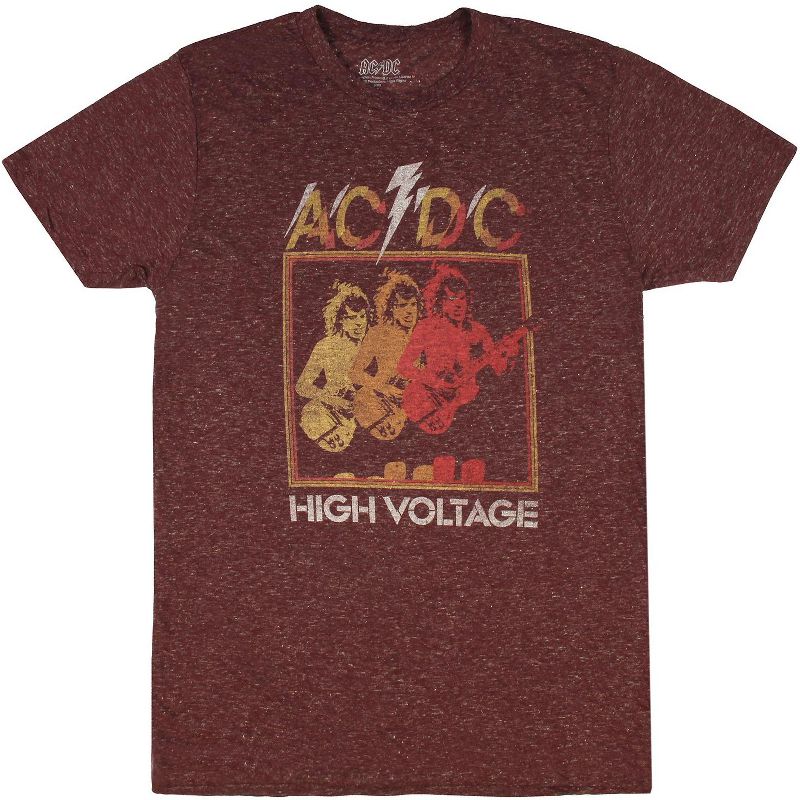 AC/DC Men's High Voltage Angus Young Graphic T-Shirt Adult, 1 of 4