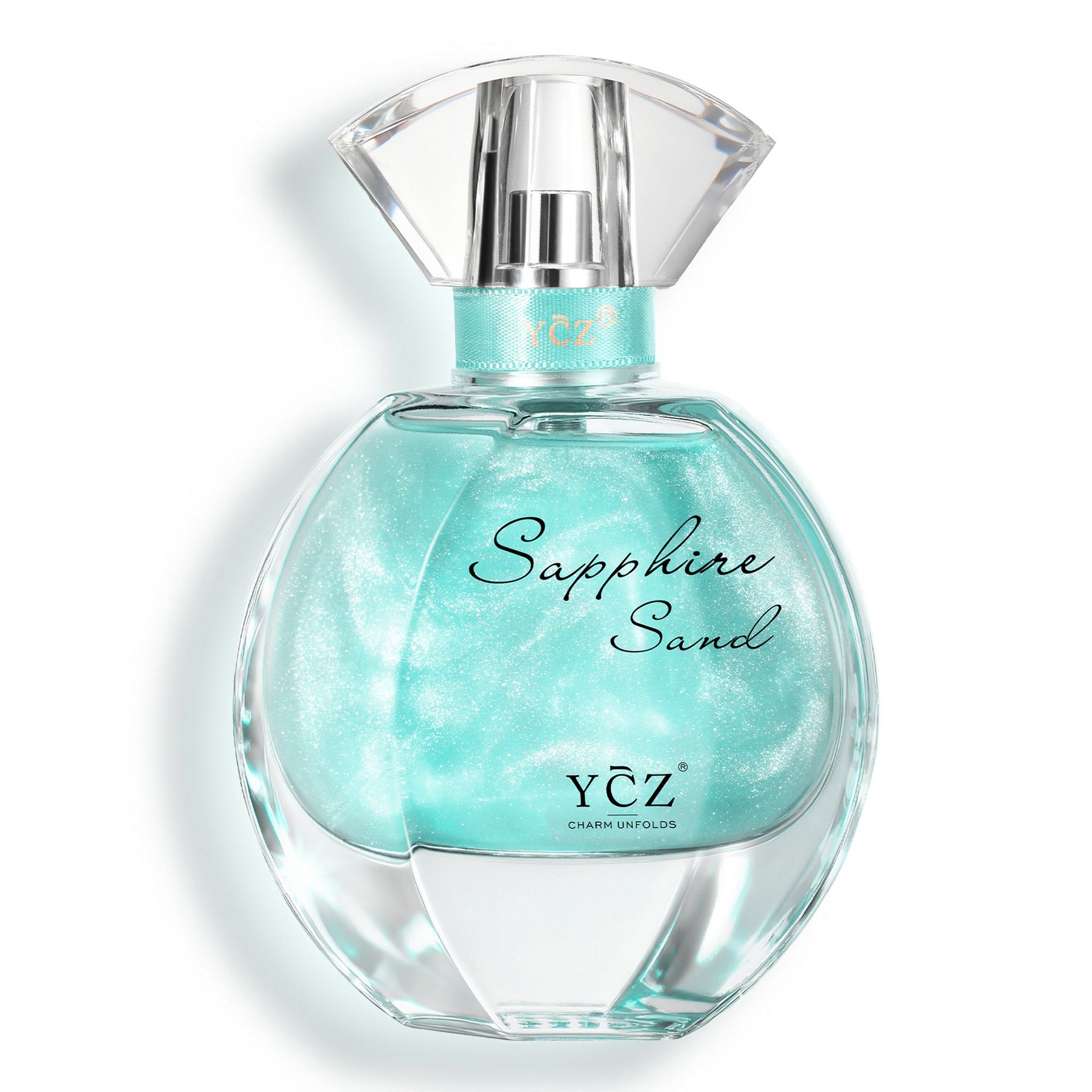 YCZ Sapphire Sand Eau de Parfum, 1.7fl oz, Fruity Floral Fresh Elegant Women’s Perfume, Long Lasting Fragrance