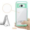 Reiko Samsung Galaxy S8/ SM Transparent Bumper Case with Kickstand in Clear Green - image 3 of 4