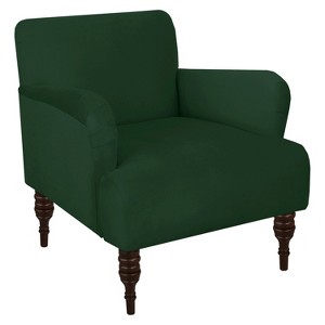Accent Chair Velvet Emerald - Skyline Furniture , Green