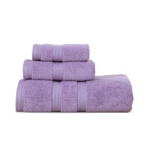 Home Weavers Elegance Essentials 550GSM 100% Cotton Zero Twist Super Absorbent Bath Towel Set - 1 of 4