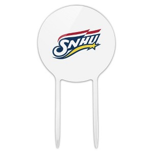 Southern New Hampshire University Primary Logo Acrylic Cake Topper Party Decoration for Wedding Anniversary Birthday Graduation - 1 of 4