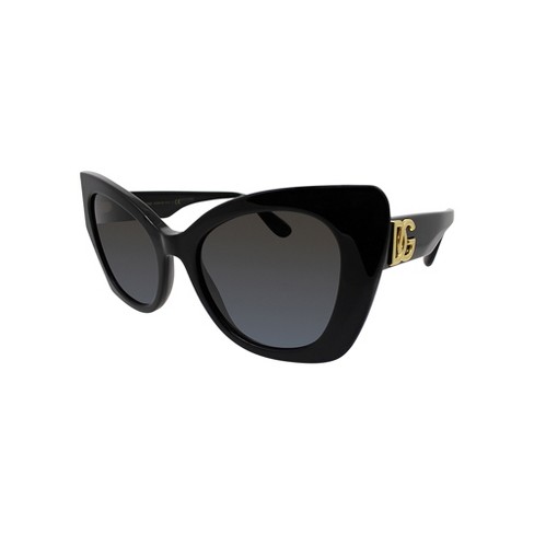 Dolce & Gabbana Dg 4405 501/8g Womens Cat-eye Sunglasses Black 53mm ...