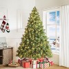 Home Imports Emporium Vancouver Pre-Lit Artificial Spruce Christmas Prelit Tree, Green - 3 of 4