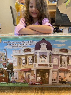 Calico critters town grand deals department store gift set