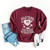 Simply Sage Market Women's Graphic Sweatshirt Wild Things Make My Heart Sing - 3 of 4