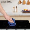 12" Built-in Electric Cooktop 3000W Ceramic Glass Radiant Stovetop 2 Burners - 3 of 4