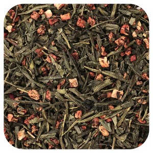 Frontier Co-op Organic Green Tea, Strawberry, 16 oz (453 g) - 1 of 2