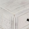 vidaXL Coffee Table White Solid Mango Wood 27.6 in x 27.6 in x 11.8 in - 4 of 4