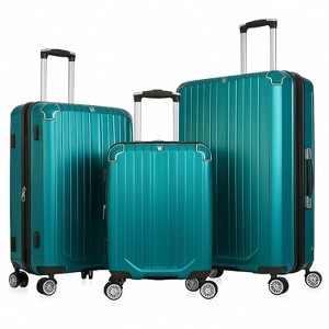 World Traveler Dejuno Beaumont 3-Piece Lightweight Hardside Expandable Spinner Luggage Set - 1 of 2