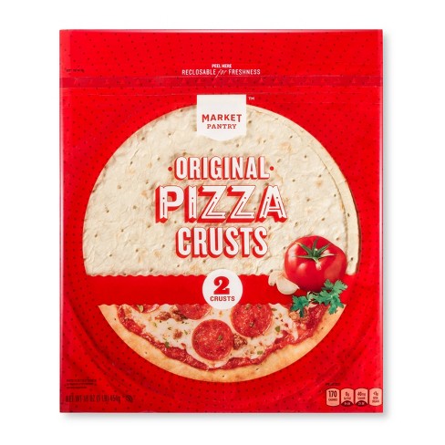 Original Pizza Crusts - 16oz/2ct - Market Pantry™ - image 1 of 1