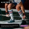 Men's Striped Tube Socks, 6 PAIR, Over the Calf High, Size 9-10-13-15 - 3 of 4